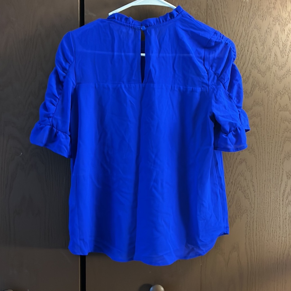 Womens blue blouse - Picture 6 of 8